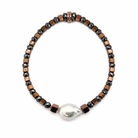 Pulsera Cianfrone Gioielli in Plata Perla EMAB025 - EMAB025